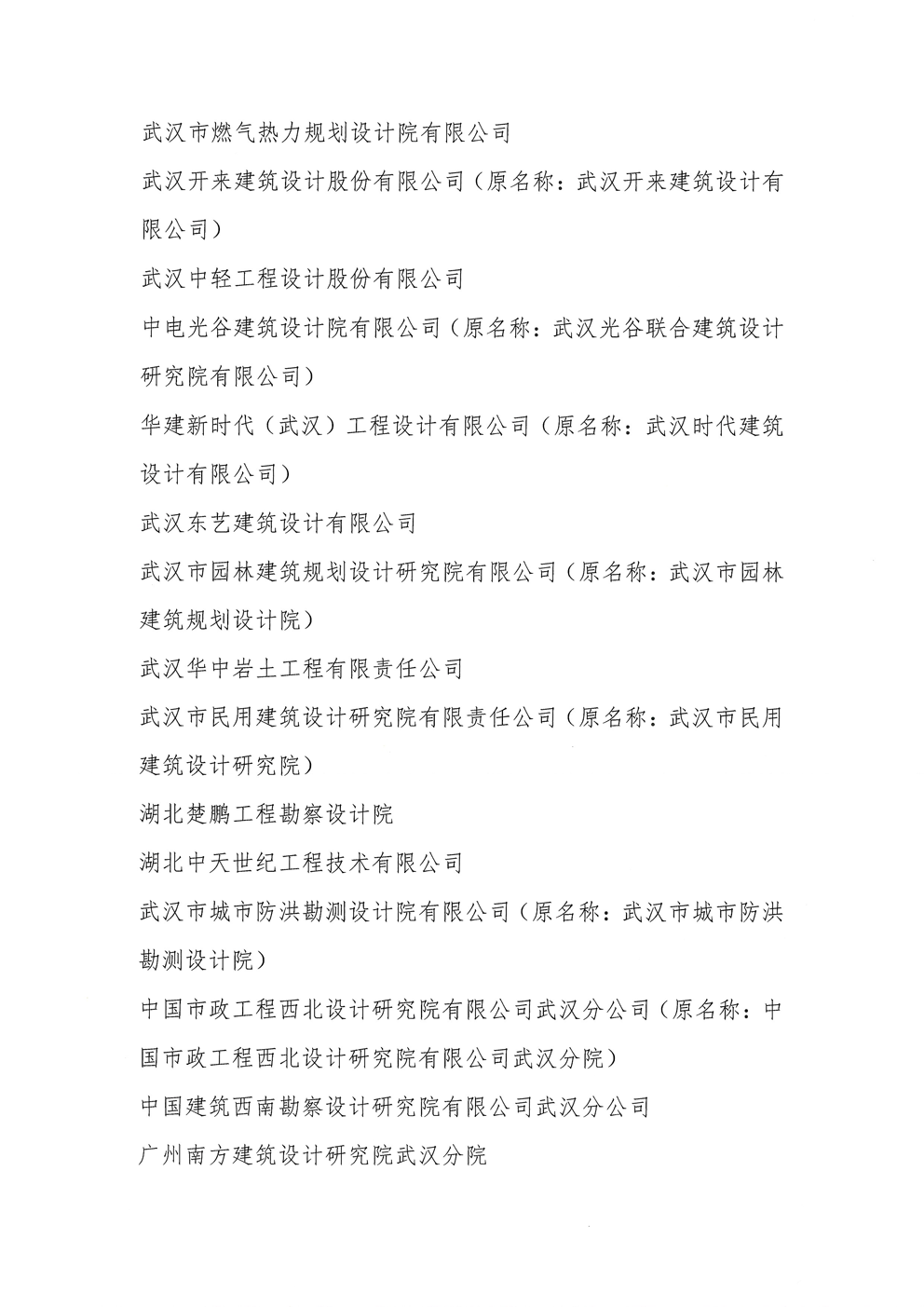 关于武汉工程勘察设计行业“诚信单位”评估有效期延期一年的通知