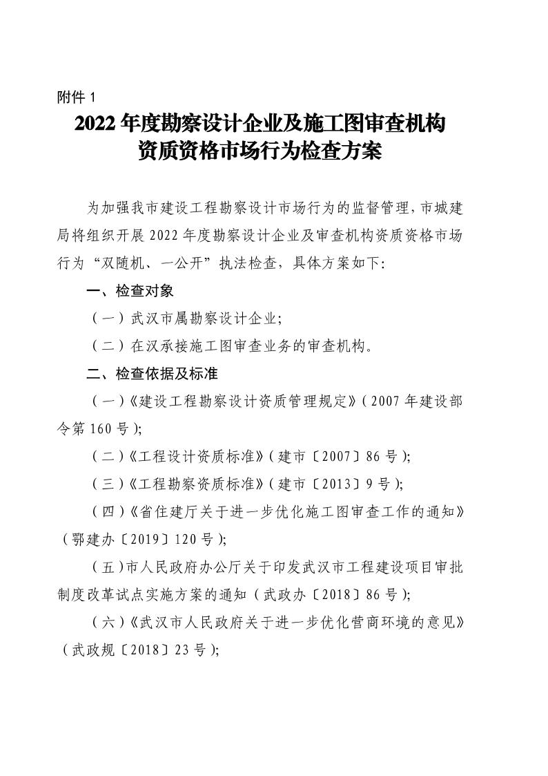 市城建局关于开展2022年度“双随机一公开”勘察设计执法检查的通知