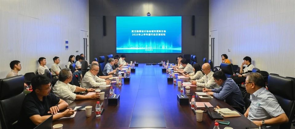 武汉勘察设计协会城市更新分会成功举办2025年上半年度行业交流论坛
